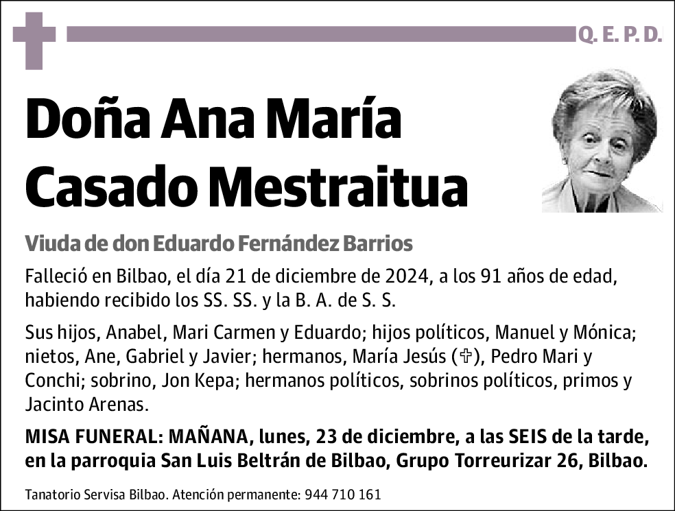 Ana María Casado Mestraitua