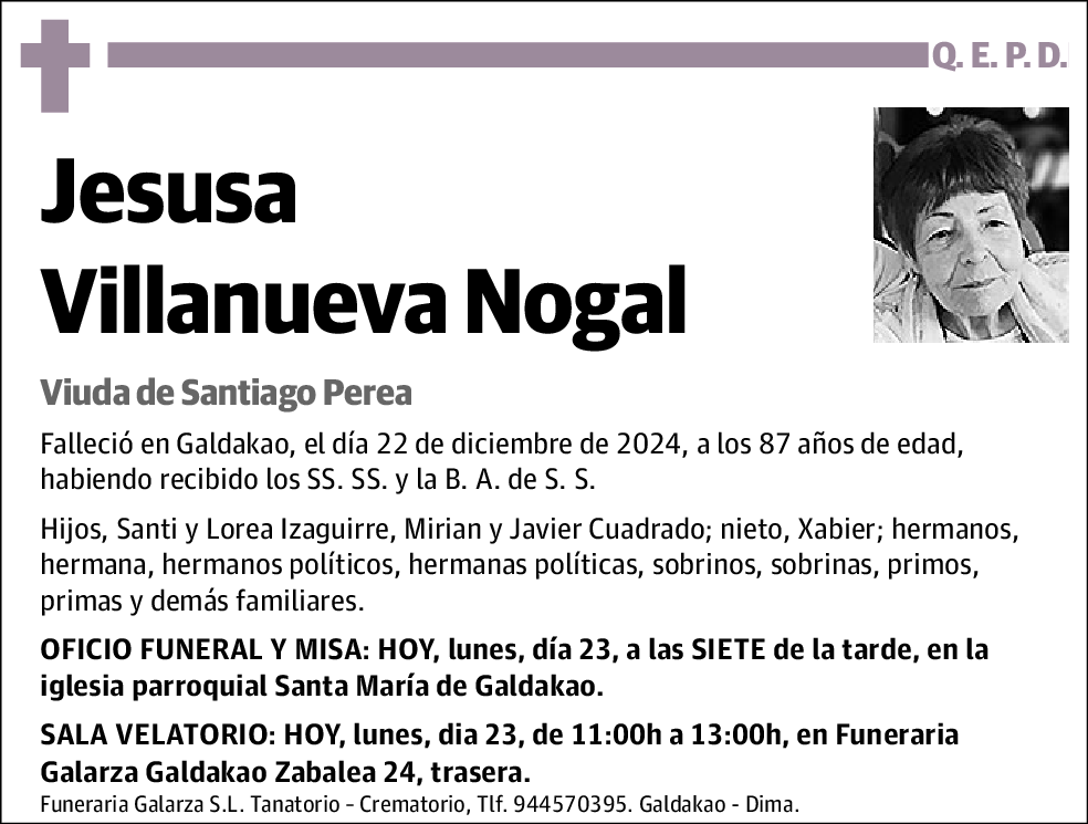 Jesusa Villanueva Nogal