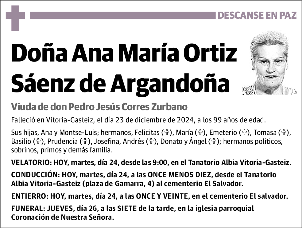 Ana María Ortiz Sáenz de Argandoña