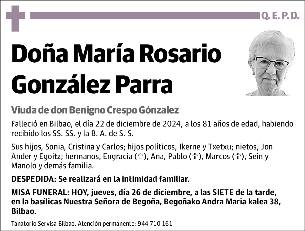 María Rosario González Parra