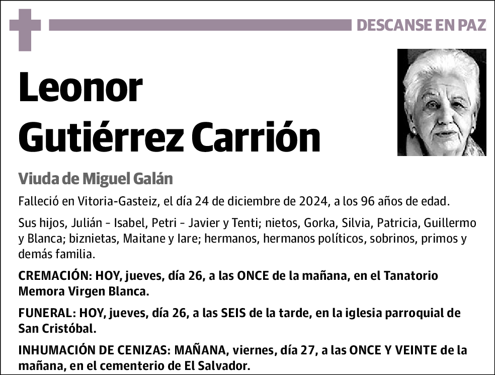 Leonor Gutiérrez Carrión