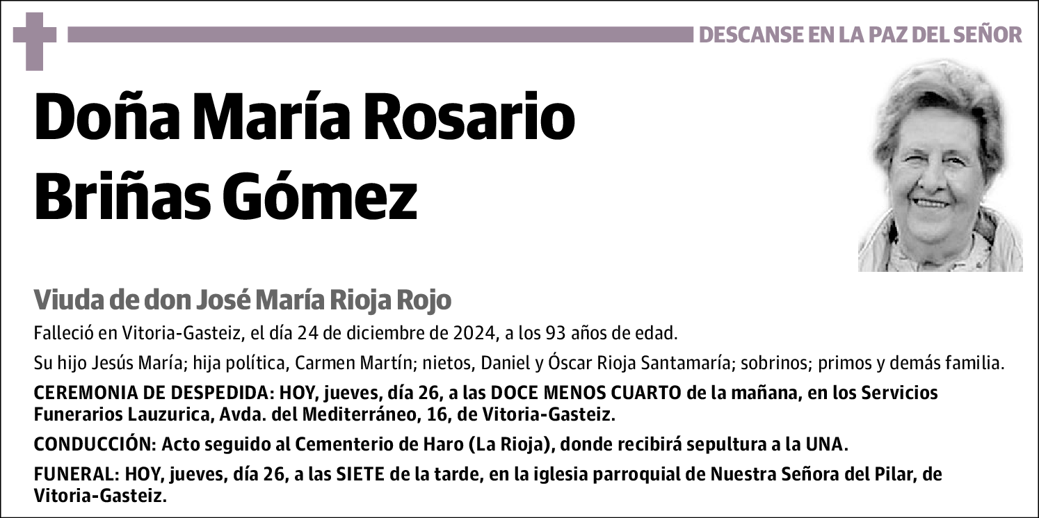 María Rosario Briñas Gómez