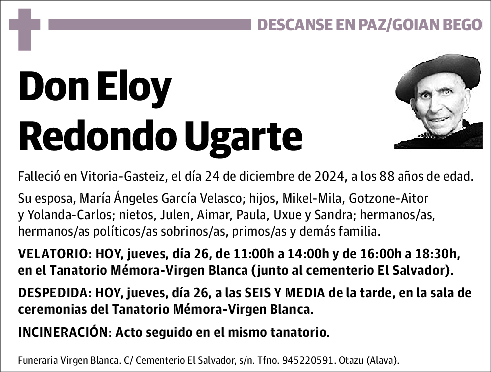 Eloy Redondo Ugarte