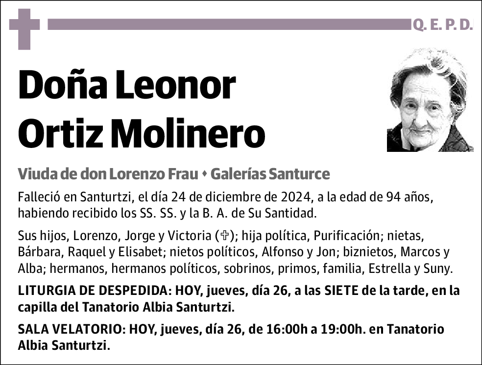 Leonor Ortiz Molinero