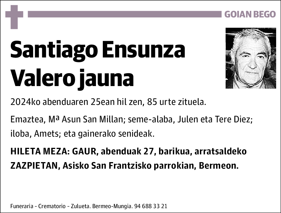 Santiago Ensunza Valero