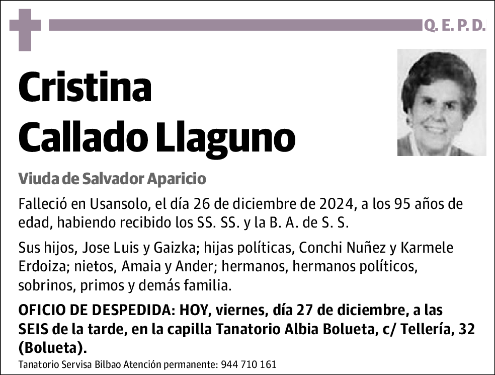 Cristina Callado Llaguno