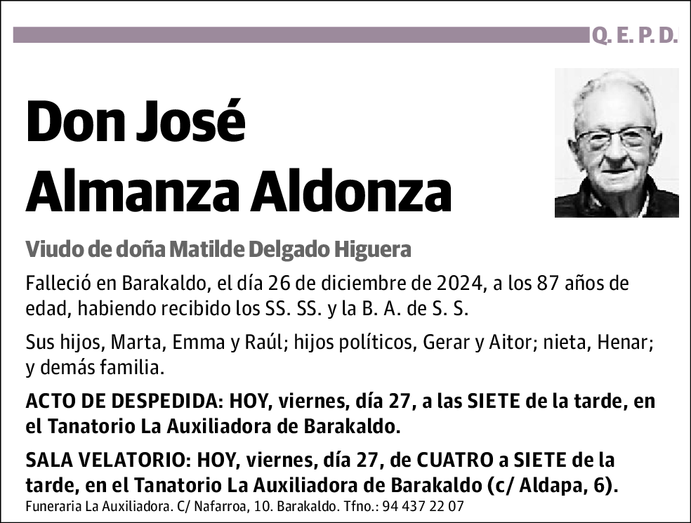 José Almanza Aldonza