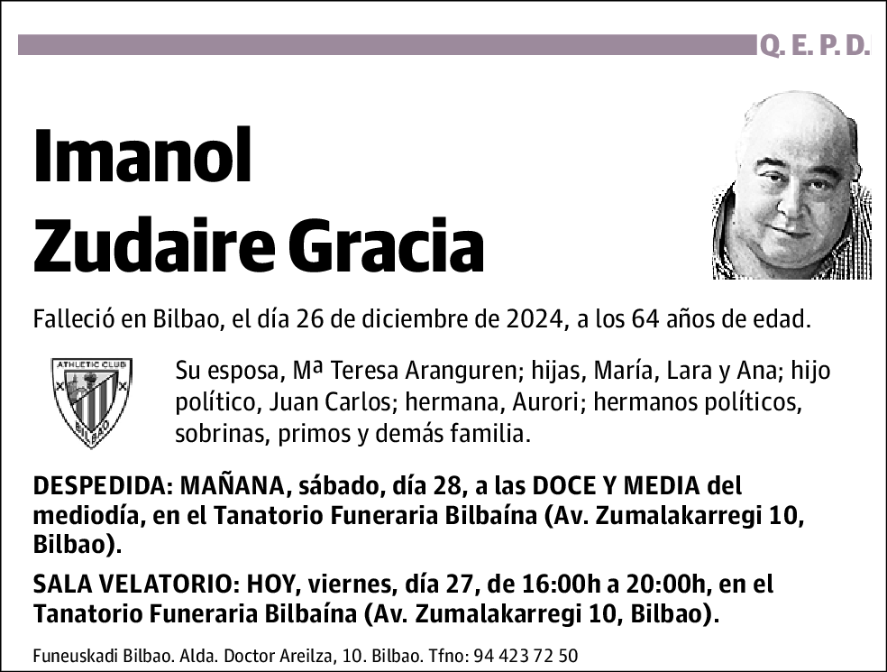 Imanol Zudaire Gracia