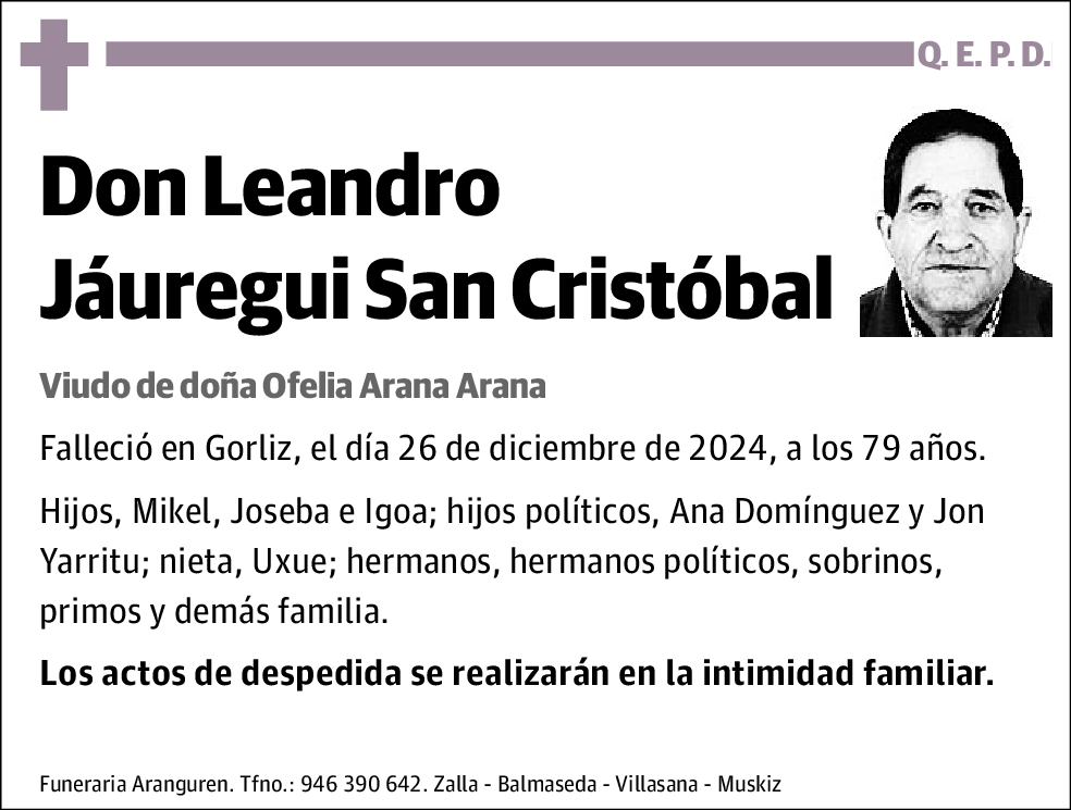 Leandro Jáuregui San Cristóbal