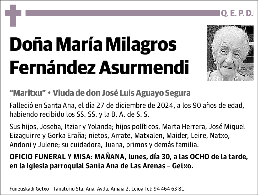 Maria Milagros Fernández Asurmendi