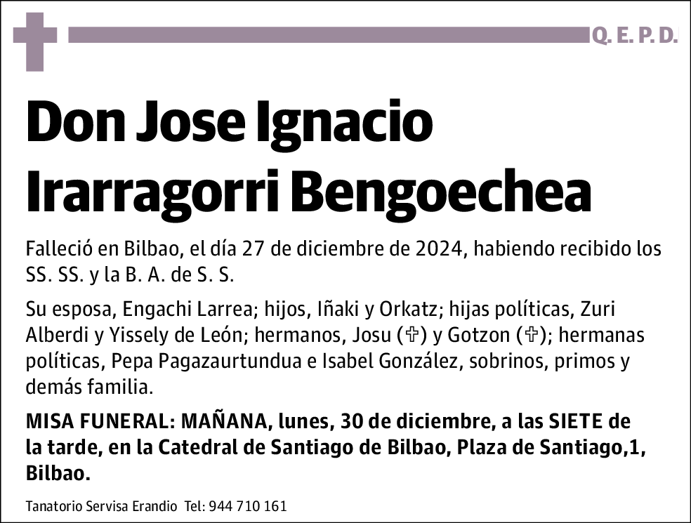 Jose Ignacio Irarragorri Bengoechea