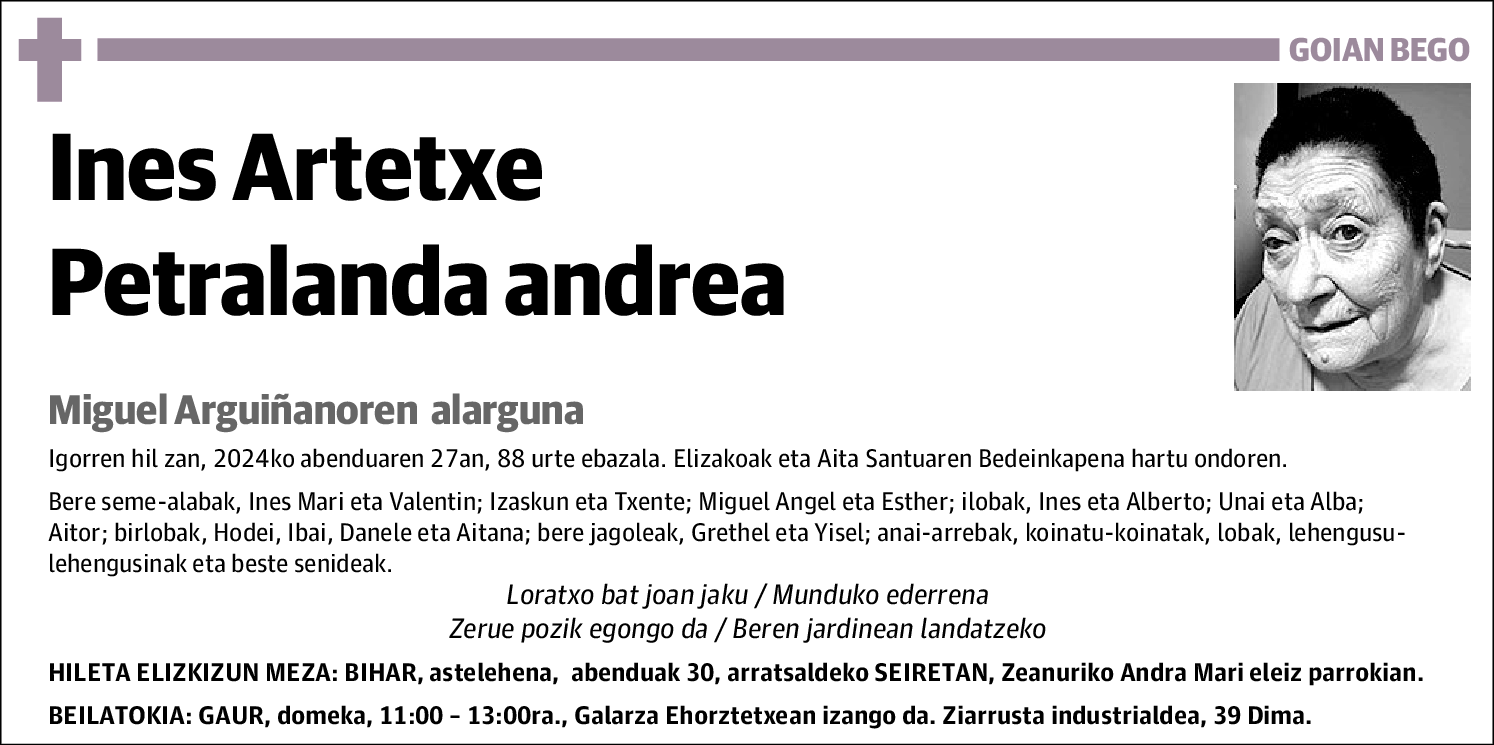 Ines Artetxe Petralanda