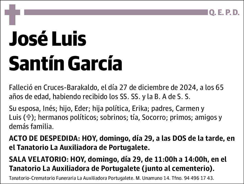 José Luis Santín García