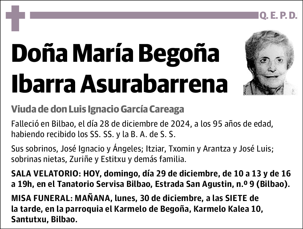 Maria Begoña Ibarra Asurabarrena