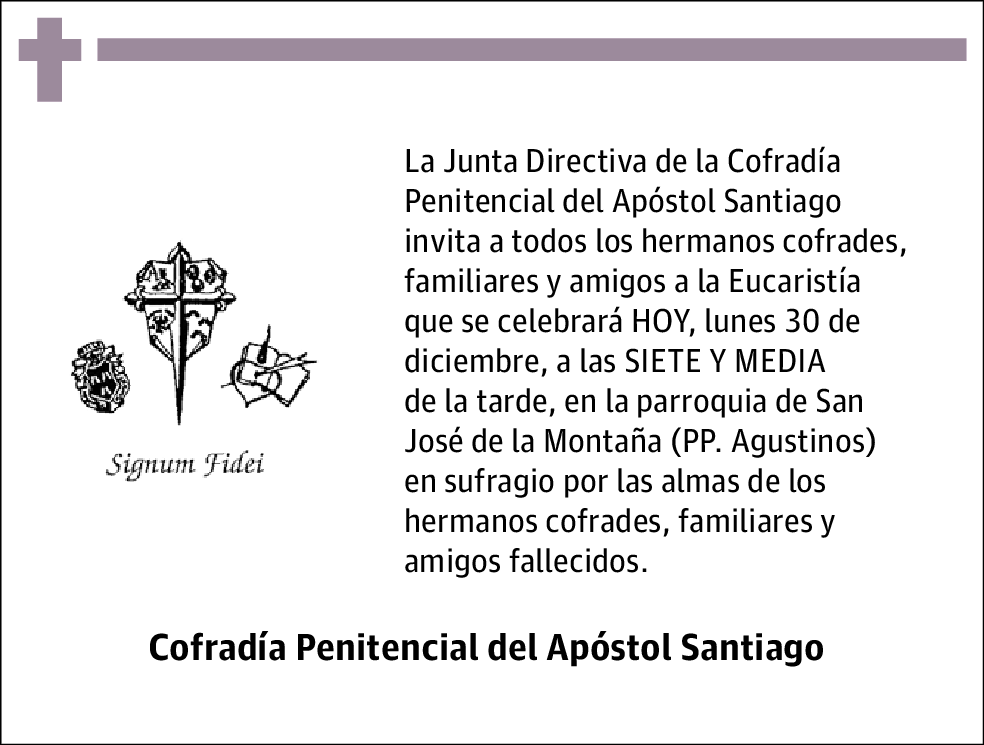 Cofradía Penitencial Del Apóstol Santiago