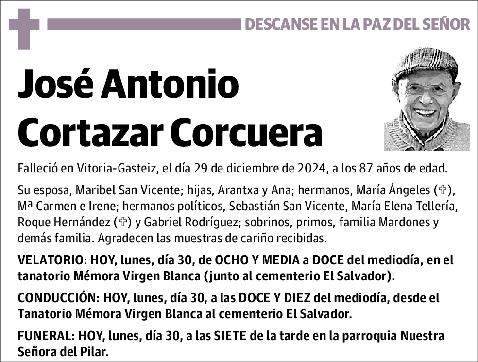 José Antonio Cortazar Corcuera