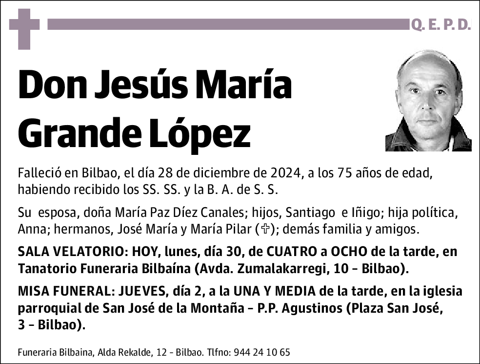 Jesús Maria Grande López