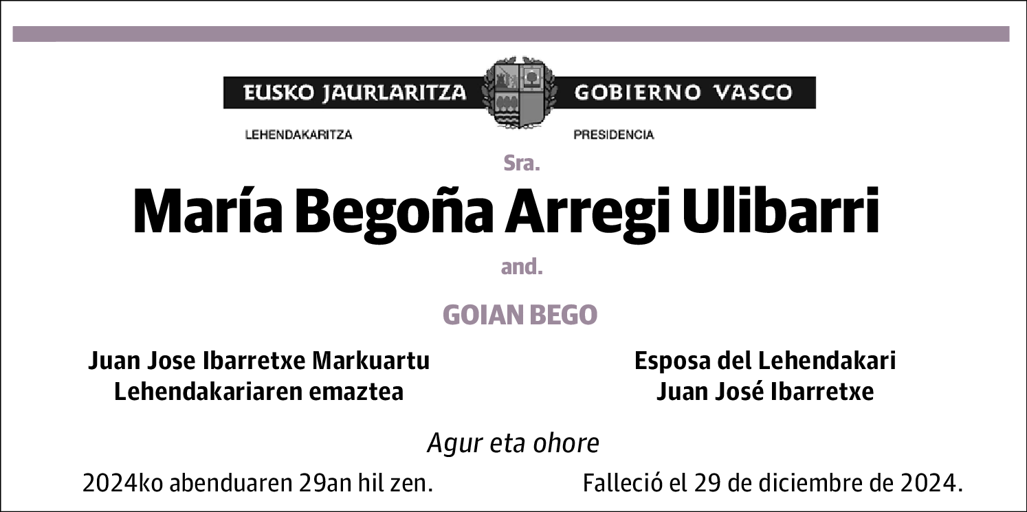 Maria Begoña Arregi Ulibarri