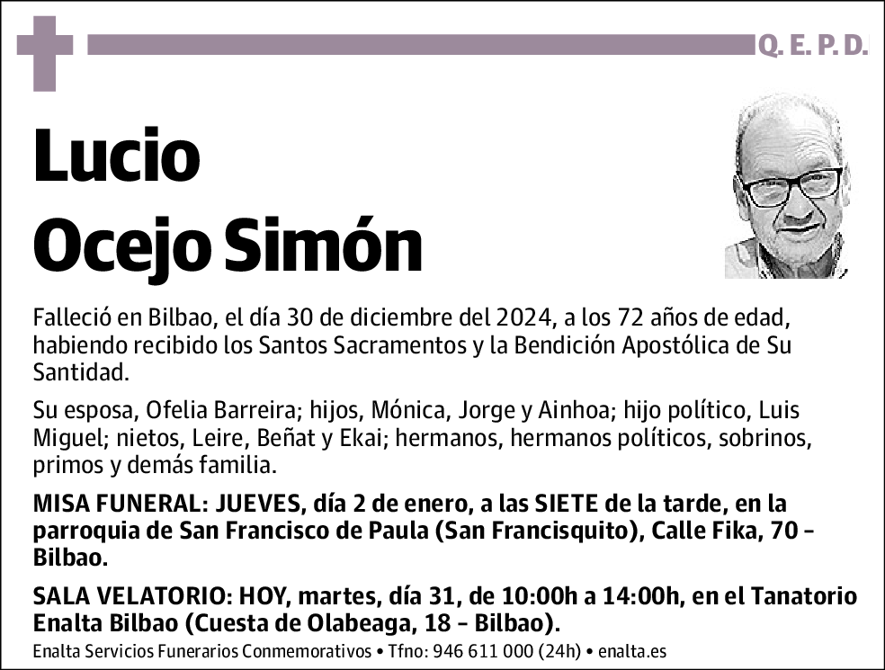 Lucio Ocejo Simón