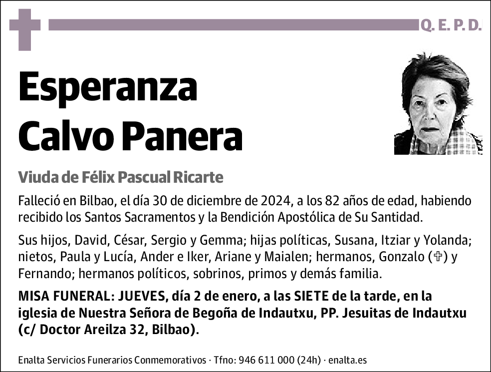 Esperanza Calvo Panera