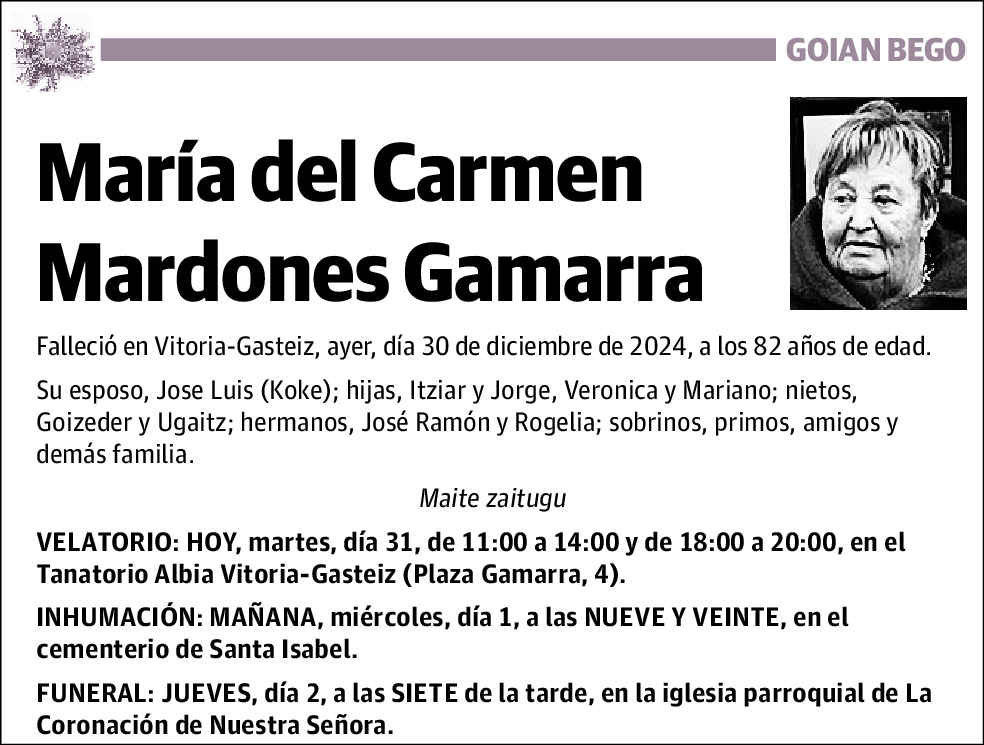María del Carmen Mardones Gamarra