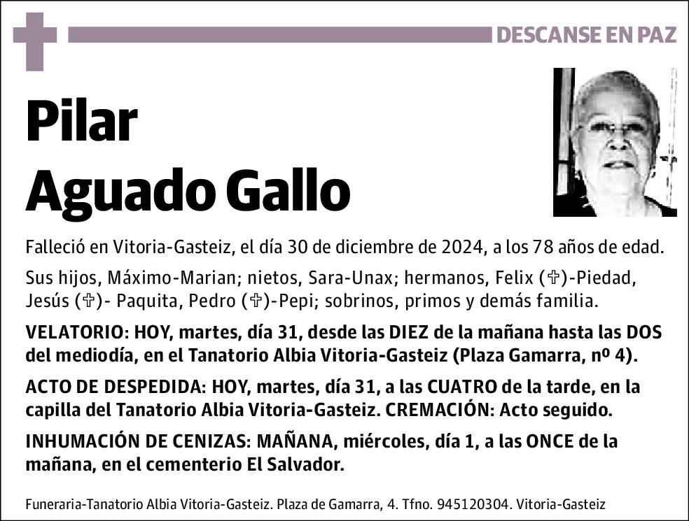 Pilar Aguado Gallo