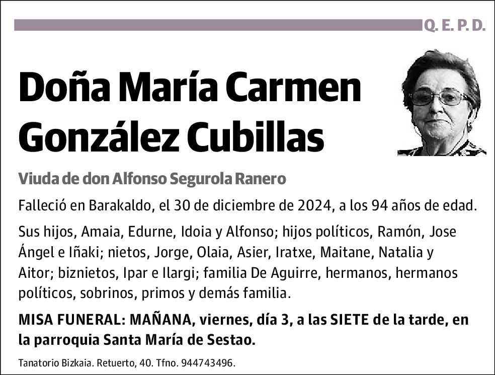 María Carmen González Cubillas