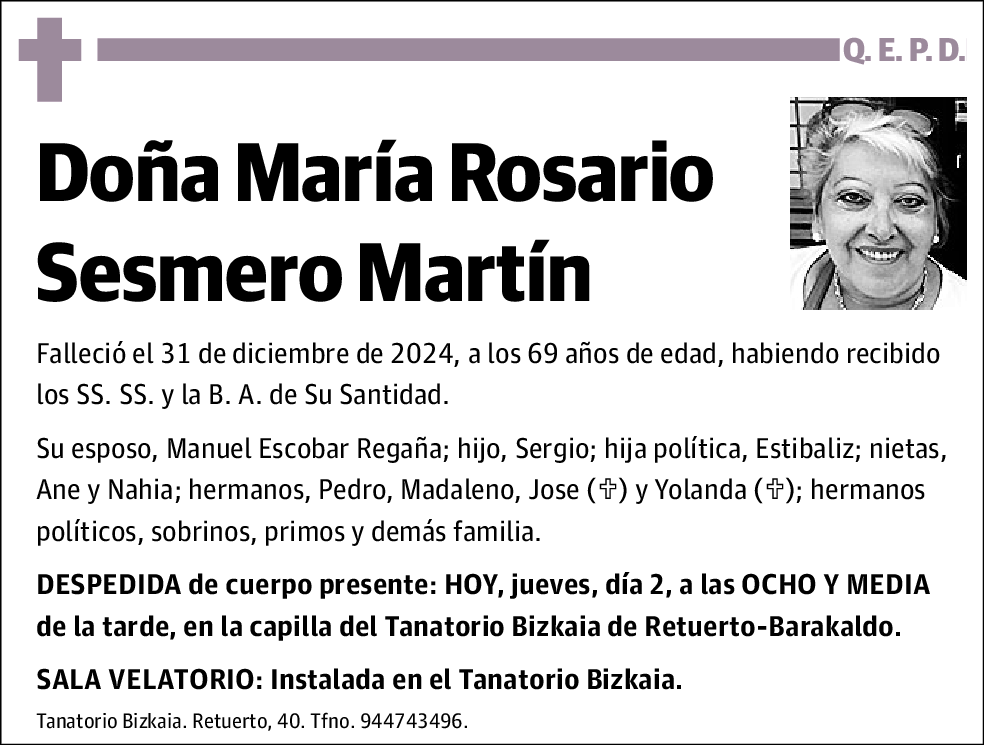 María Rosario Sesmero Martín