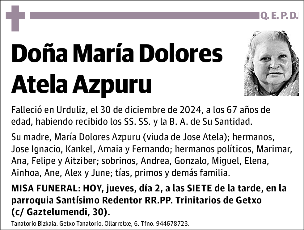 María Dolores Atela Azpuru