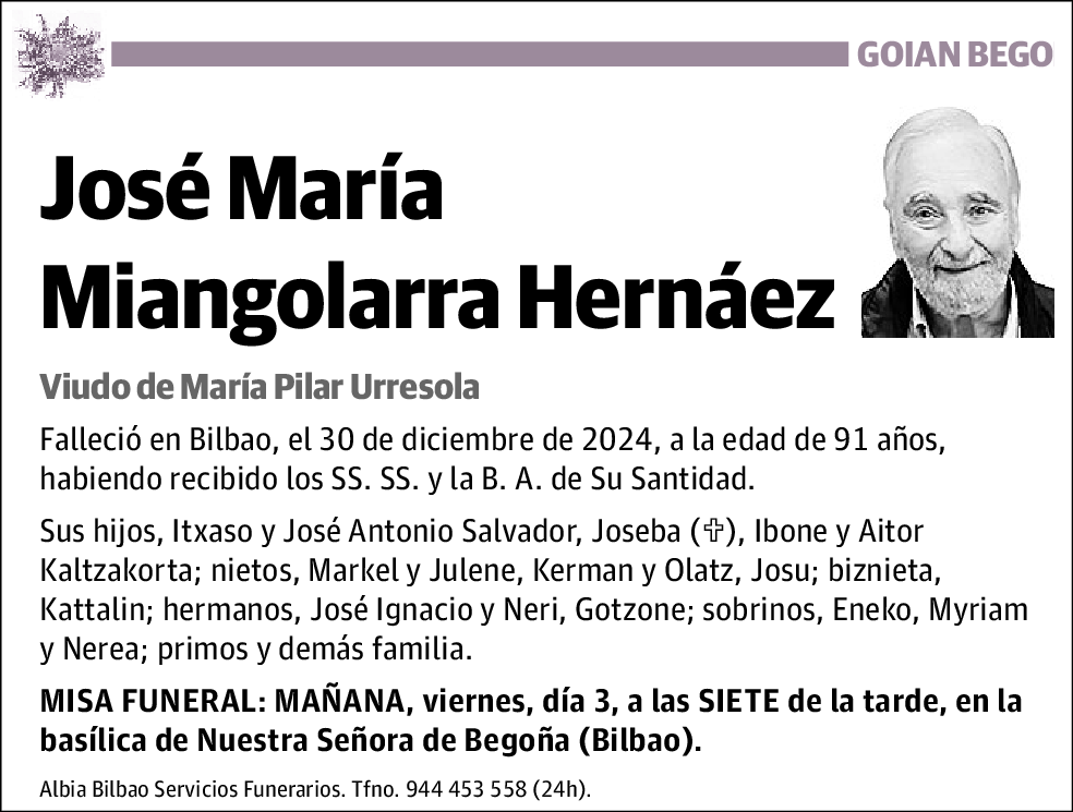 José María Miangolarra Hernáez