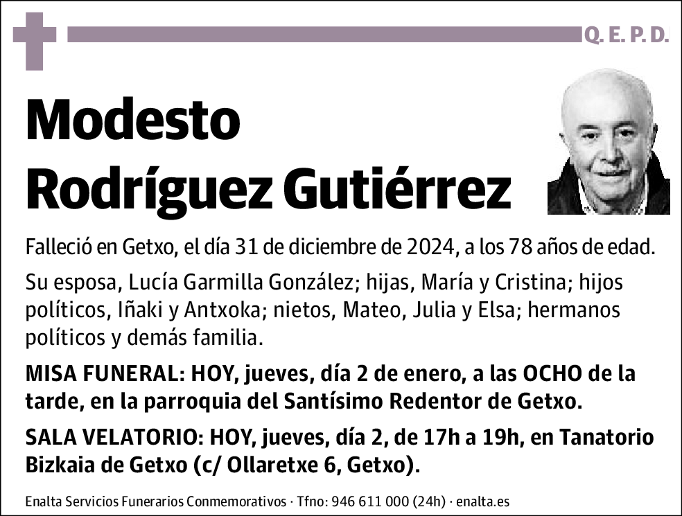 Modesto Rodríguez Gutiérrez