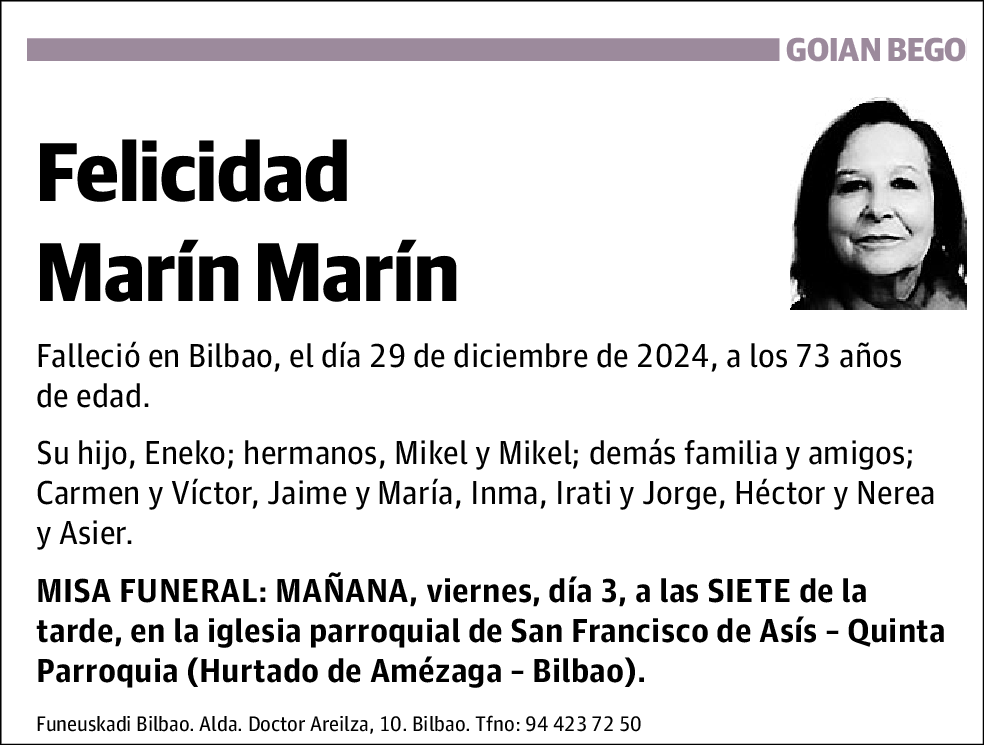 Felicidad Marín Marín