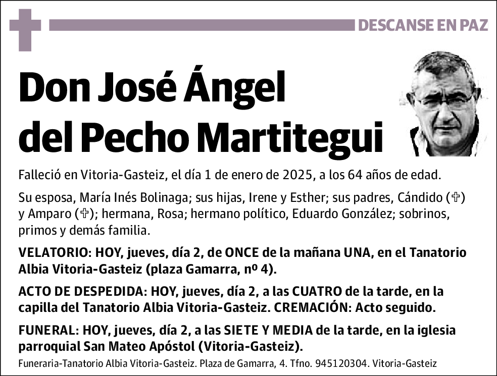 José Ángel del Pecho Martitegui