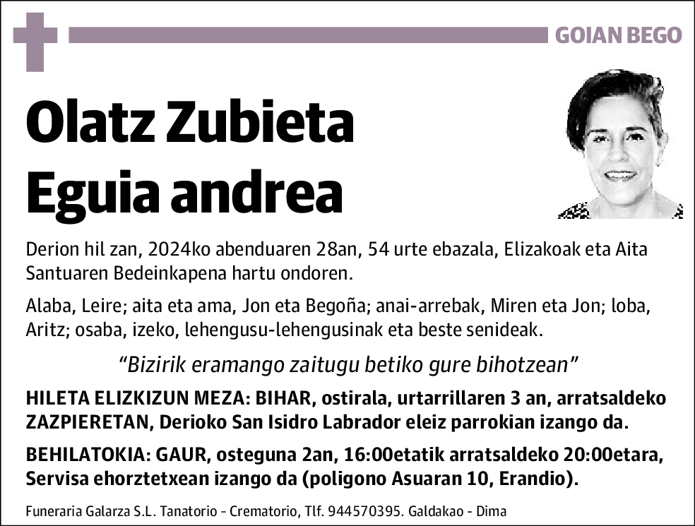 Olatz Zubieta Eguia