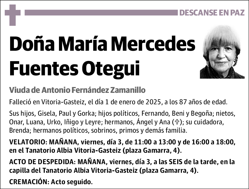 María Mercedes Fuentes Otegui