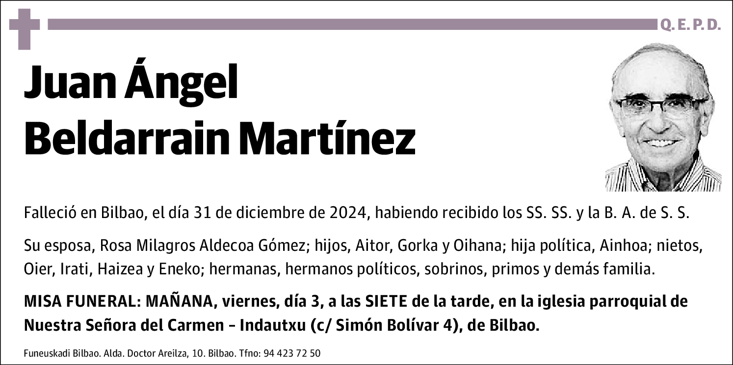 Juan Ángel Beldarrain Martínez