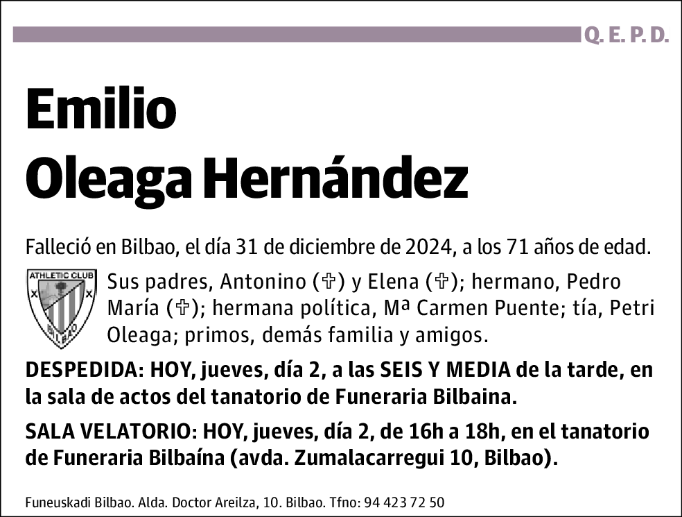 Emilio Oleaga Hernández