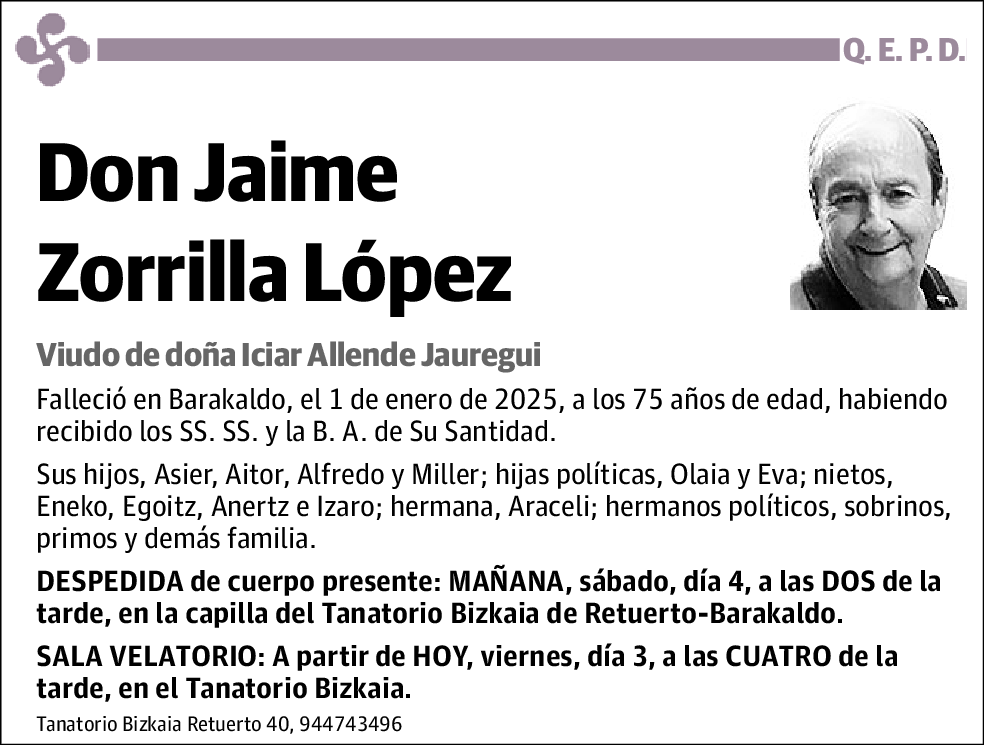 Jaime Zorrilla López