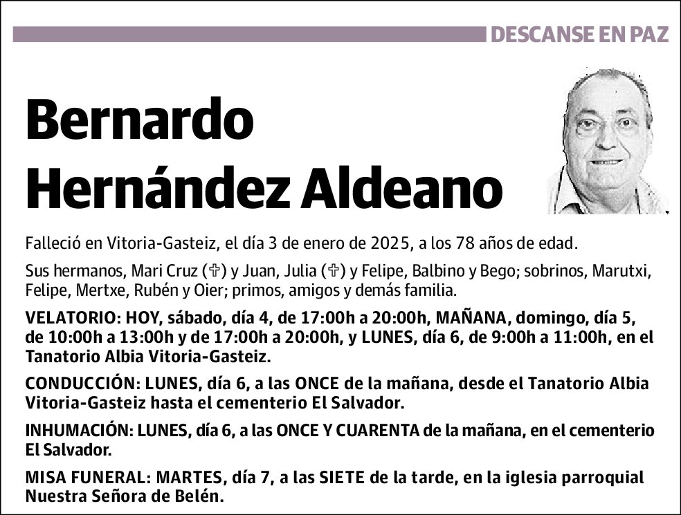 Bernardo Hernández Aldeano