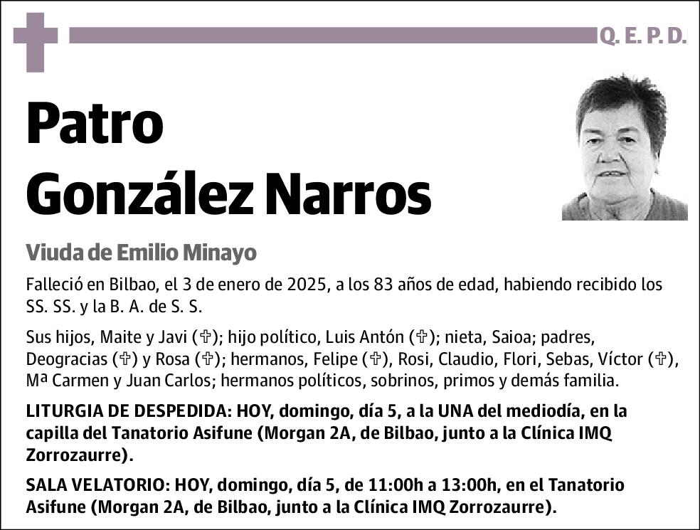 Patro González Narros