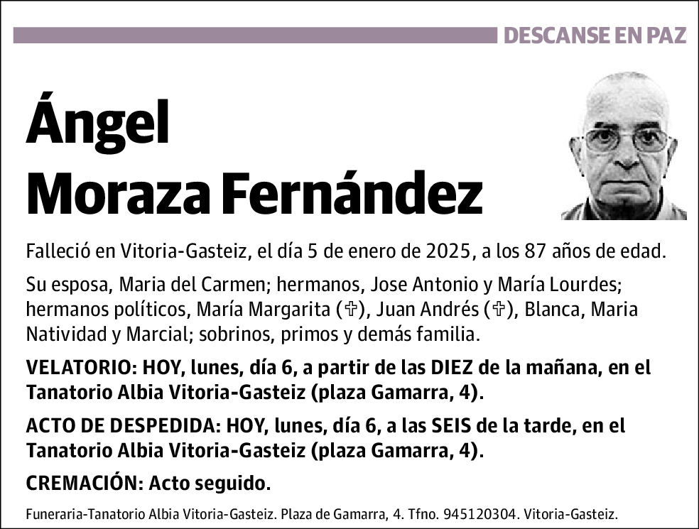 Ángel Moraza Fernández