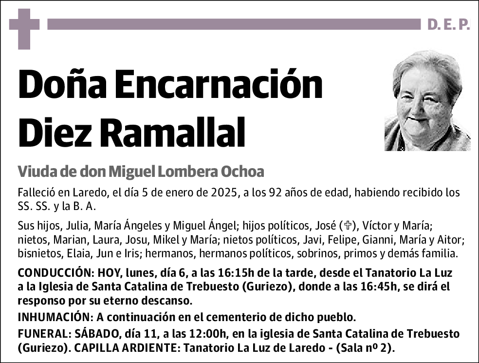 Encarnación Diez Ramallal