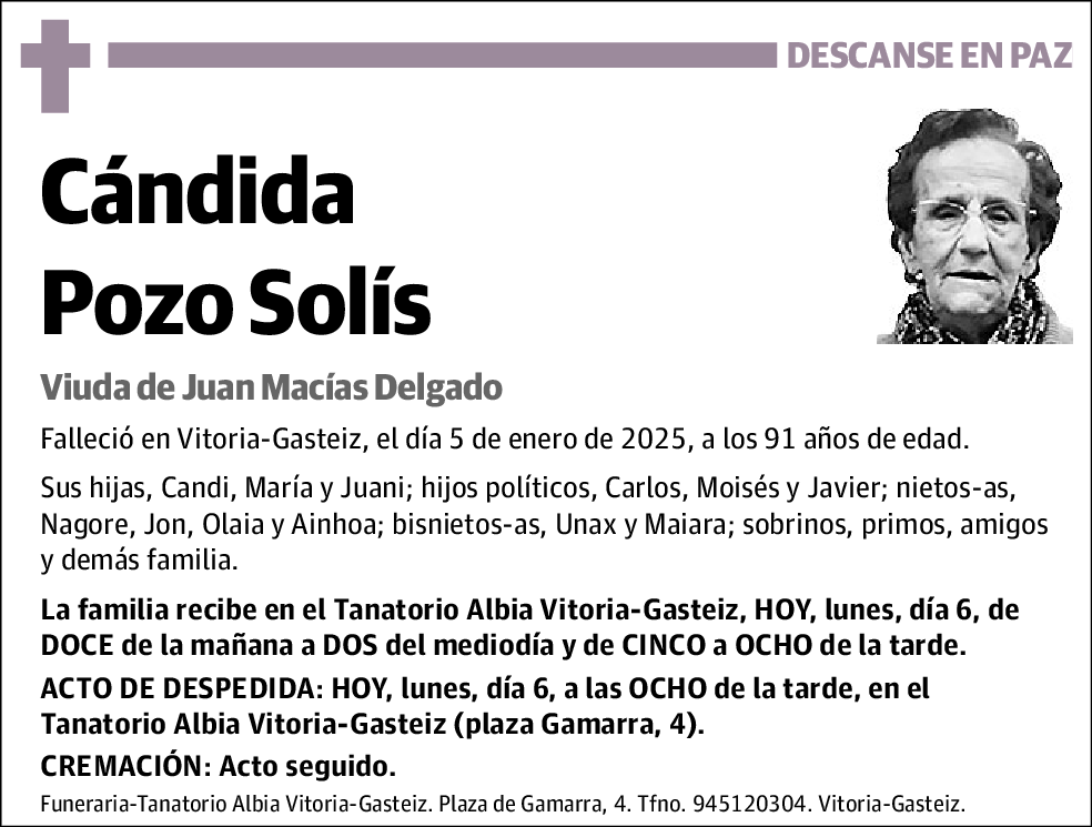 Cándida Pozo Solís