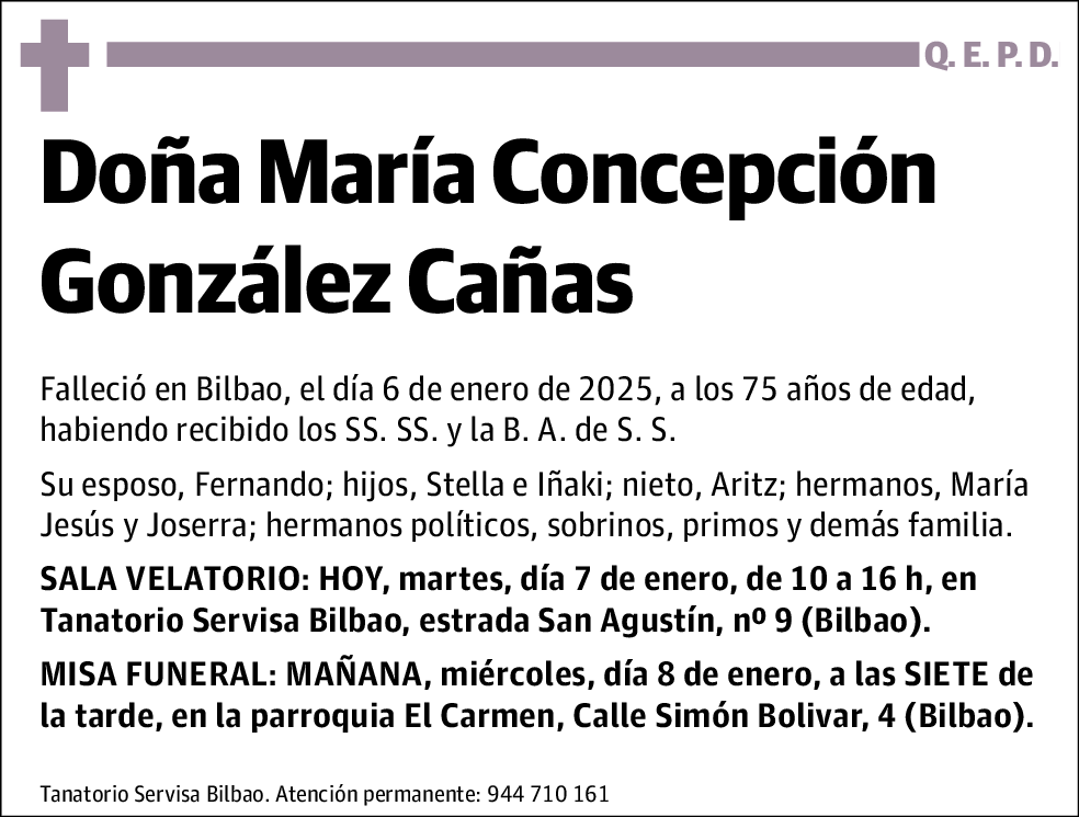 María Concepción González Cañas