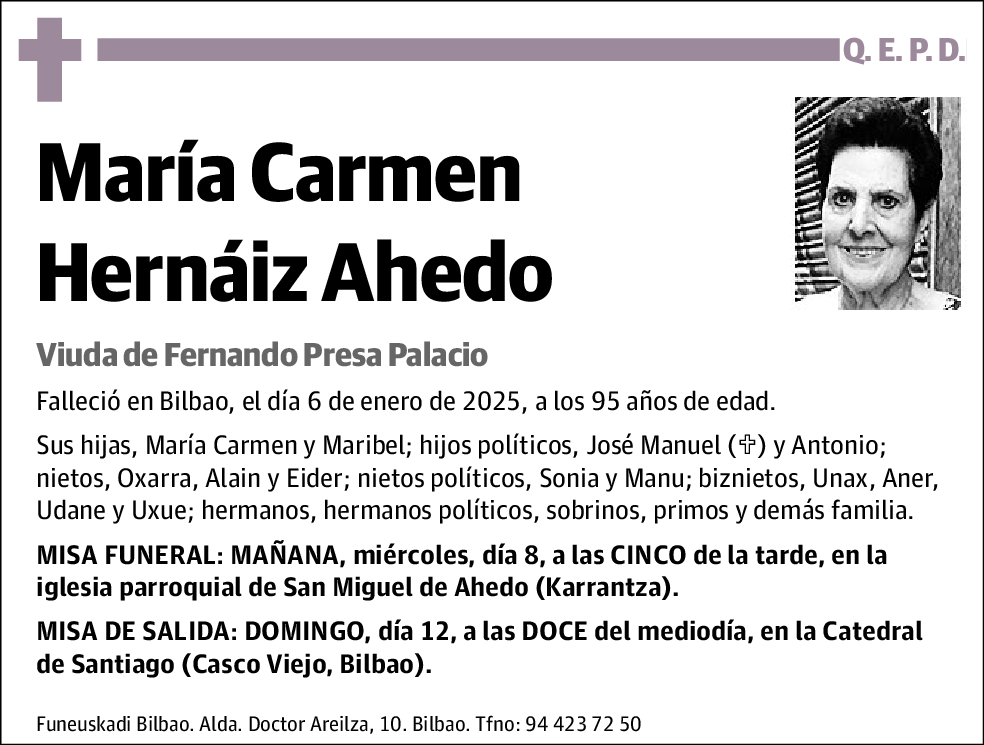 María Carmen Hernáiz Ahedo