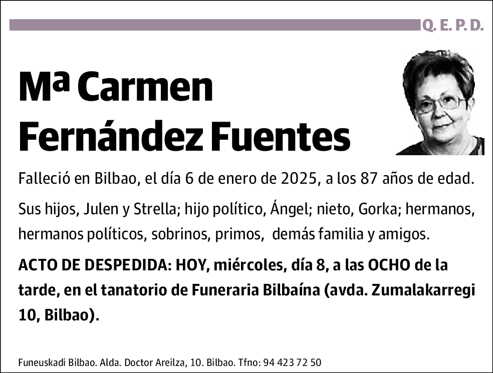 Mª Carmen Fernández Fuentes