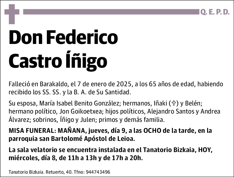 Federíco Castro Íñigo