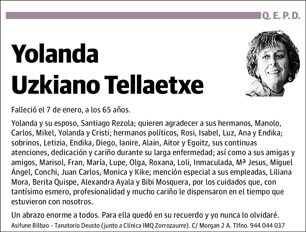 Yolanda Uzkiano Tellaetxe