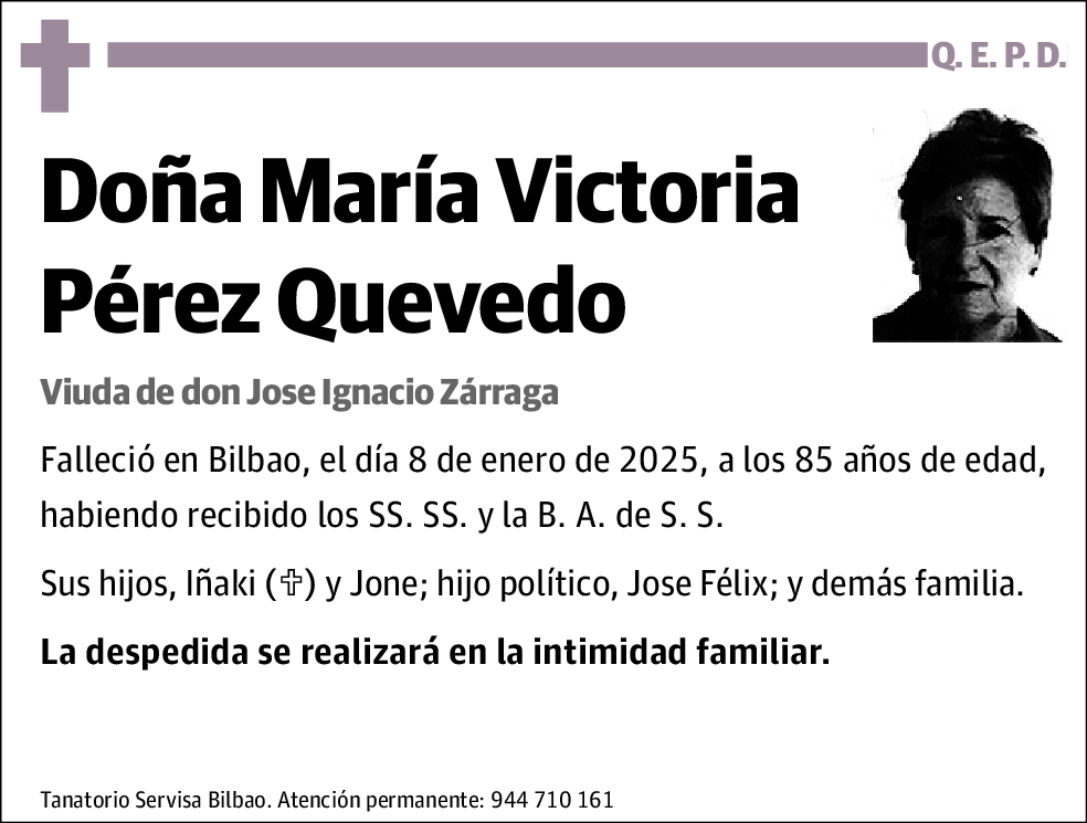 María Victoria Pérez Quevedo