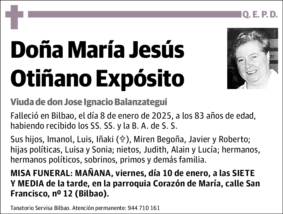 María Jesús Otiñano Expósito